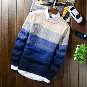 Luxury Wool Striped Sweater