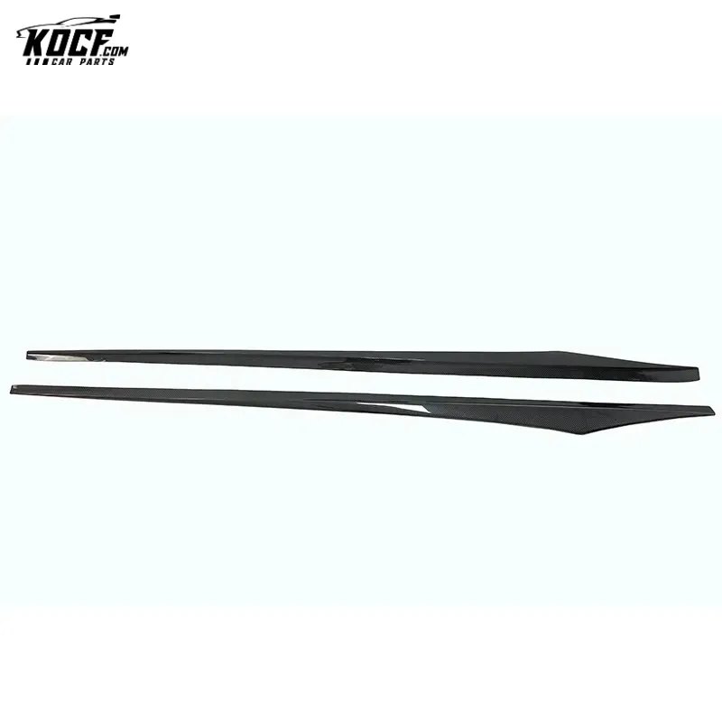 1 pair F06 F12 F13 Side Skirts Extension VRS style Carbon Fiber Side Skirts for BMW M6