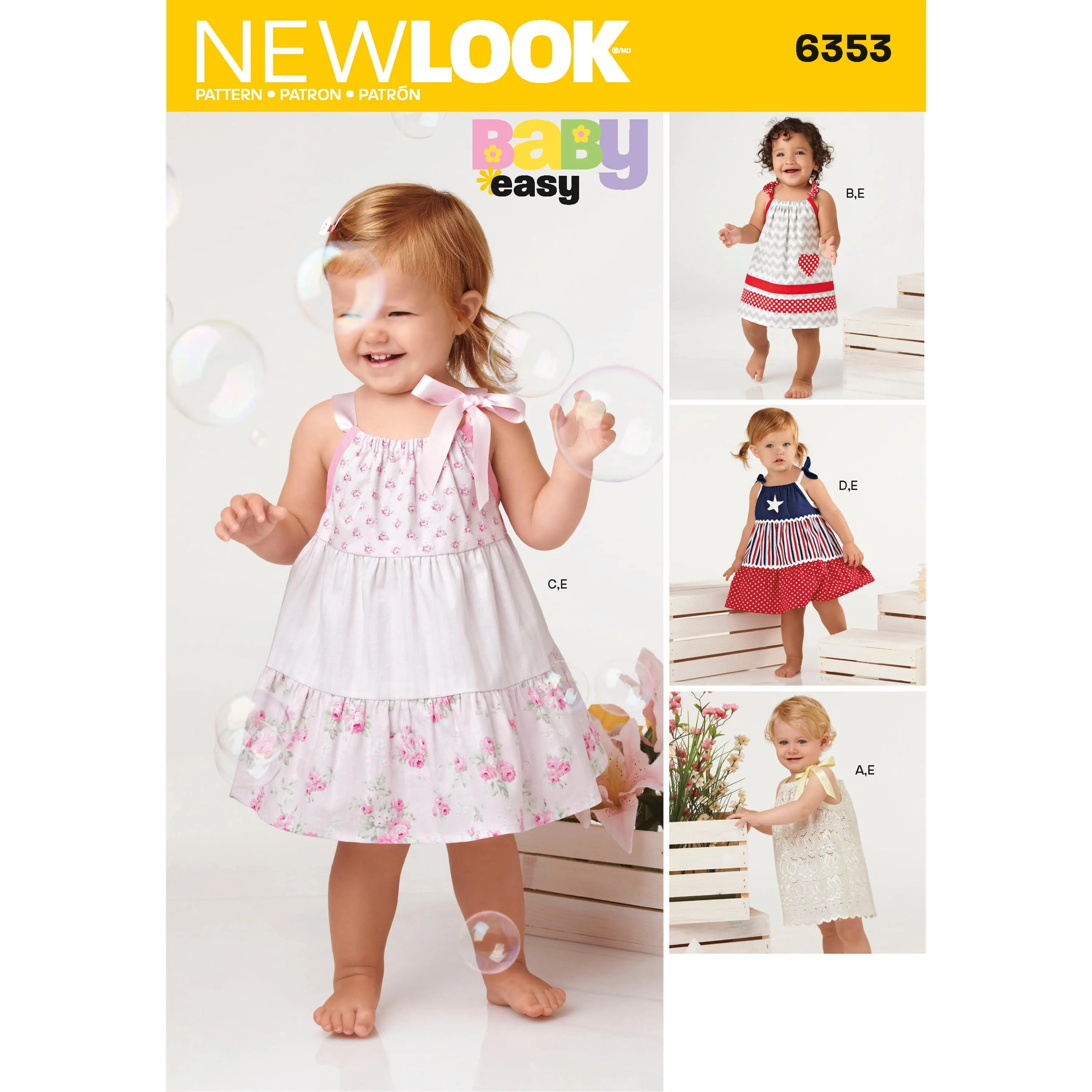 6353 Babies' Dresses and Panties