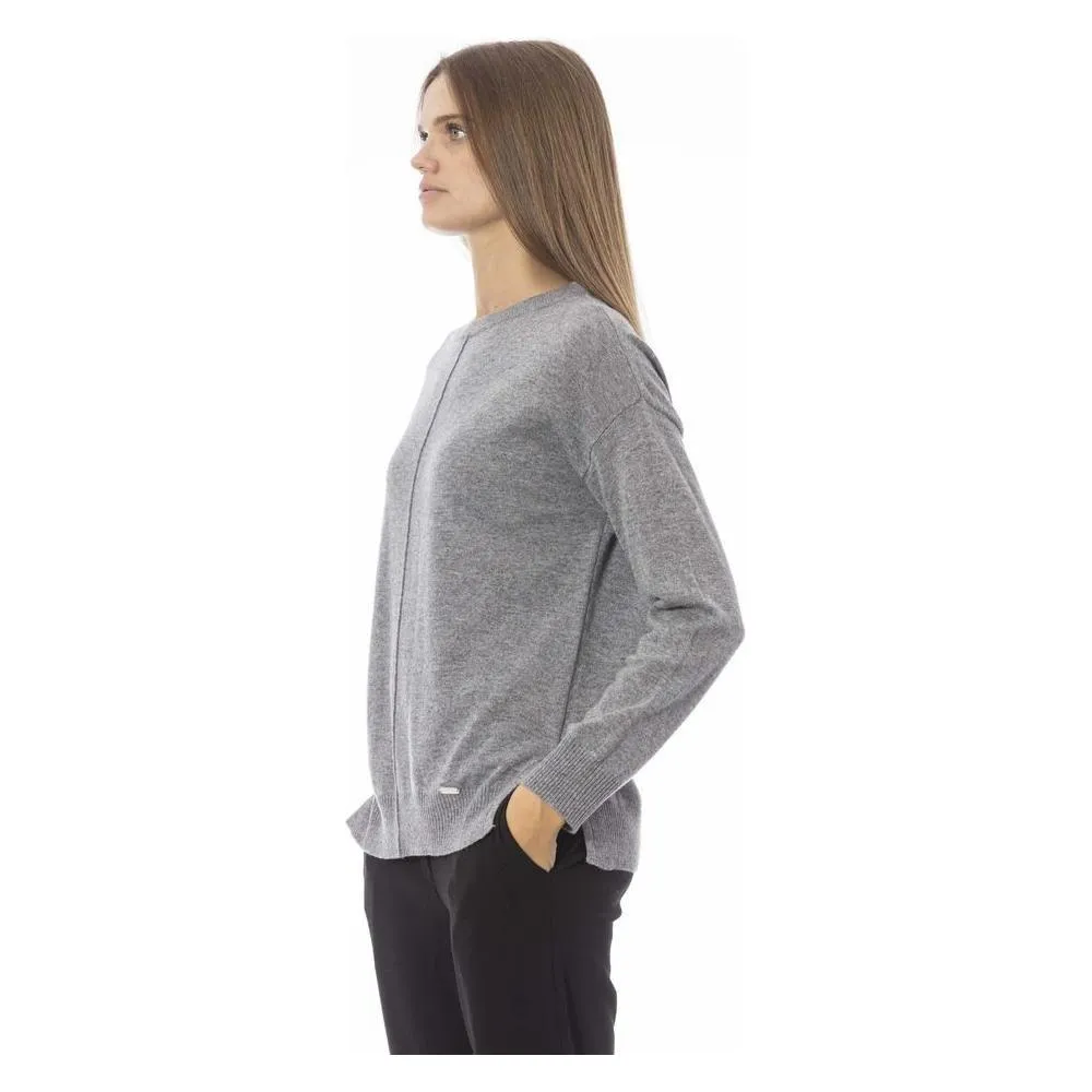 Baldinini Trend Gray Viscose Women Sweater