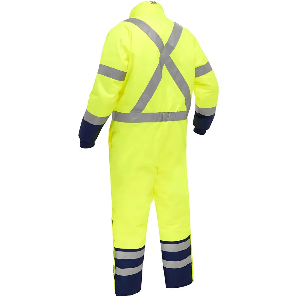 Bisley 344M6453X-YLNV/L ANSI Type R Class 3 Extreme Cold Coverall with X-Back