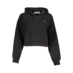 Calvin Klein Chic Hooded Sweatshirt in Timeless Black