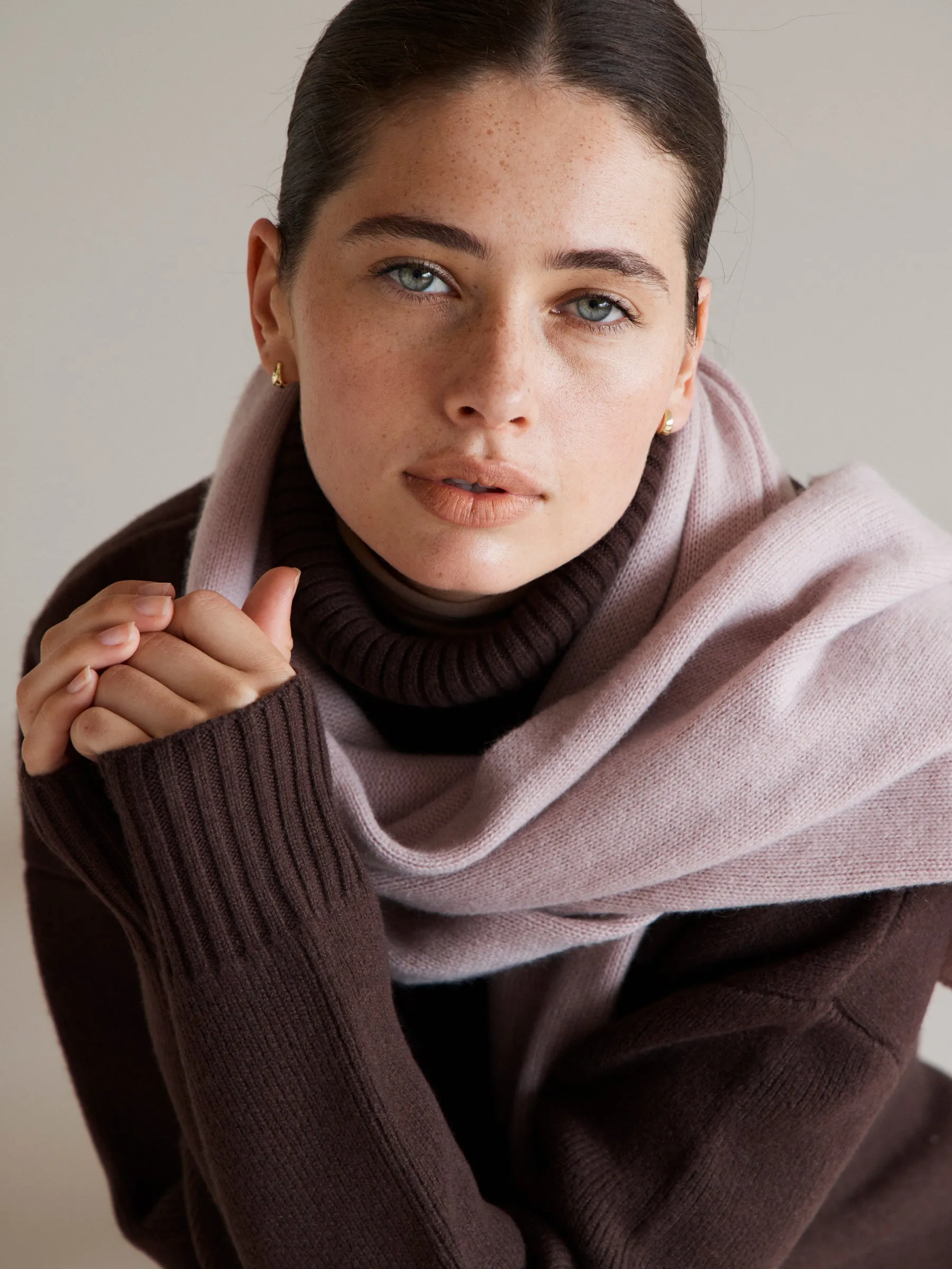 Cashmere Scarf - Rose