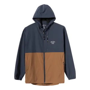 Dark Seas Men's Breaker Jackets Navy Brown Jackets