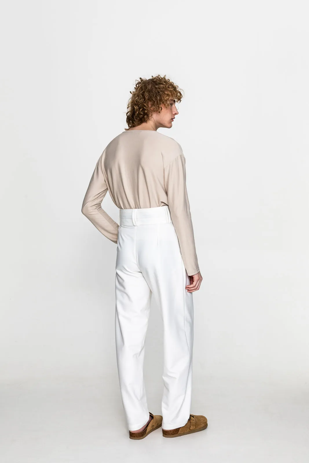 Davide Pants White