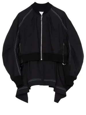 Double Layered Bomber Jacket