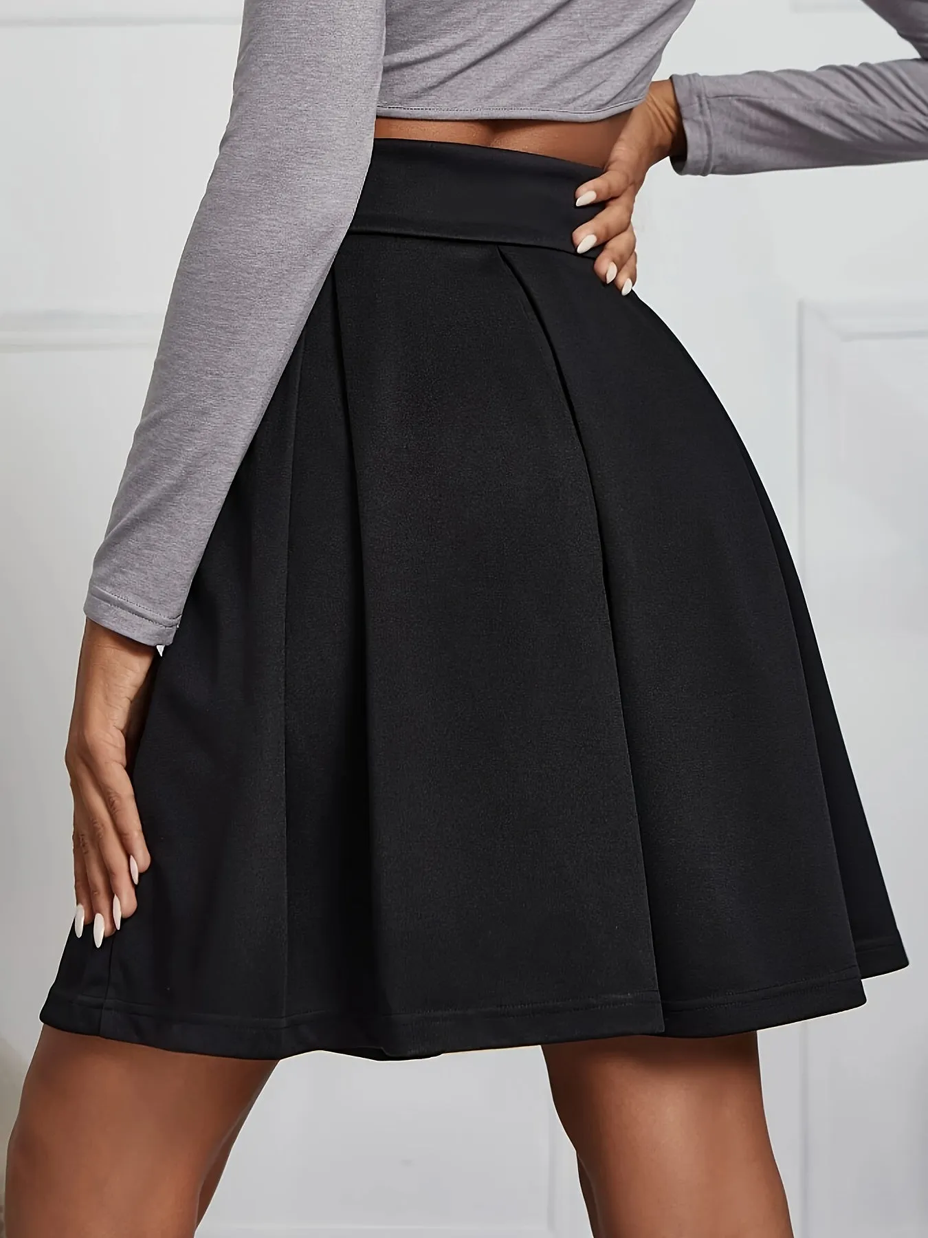 High Waist Flared Skirt for Women Elegant and Stylish ALine Mini