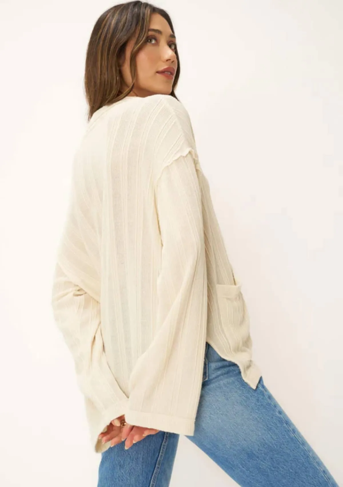 Jolina Textured Longsleeve Sweater