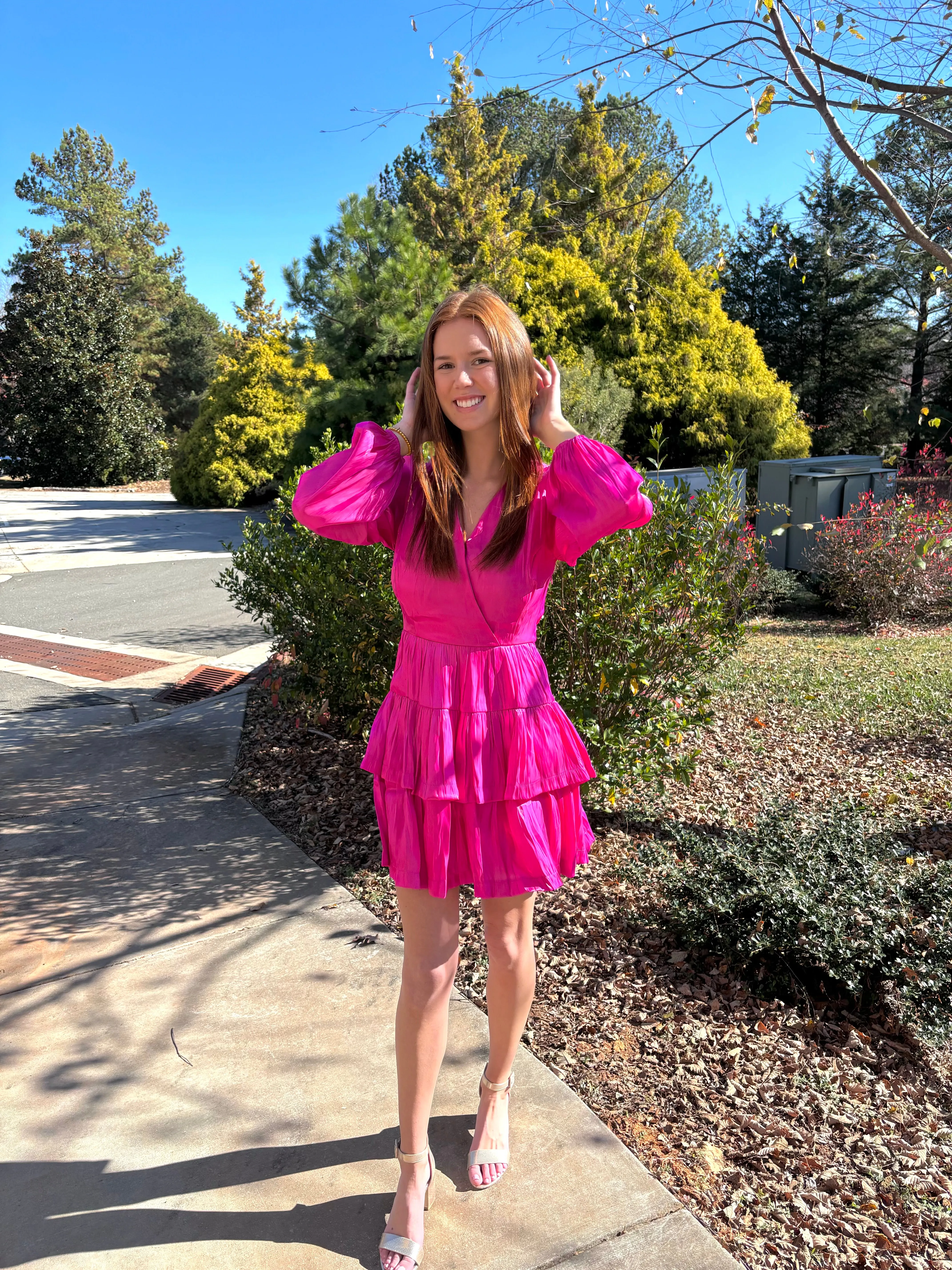 Look Of Love Fuchsia Dress