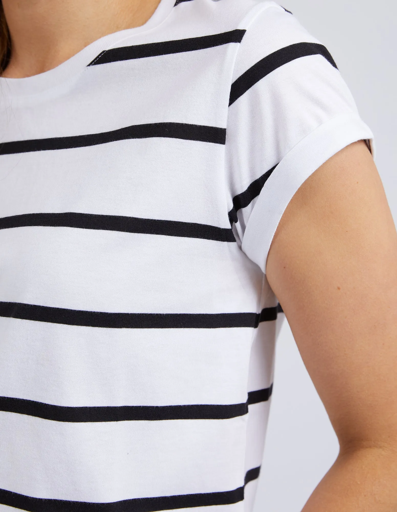 Manly Stripe Tee - Foxwood