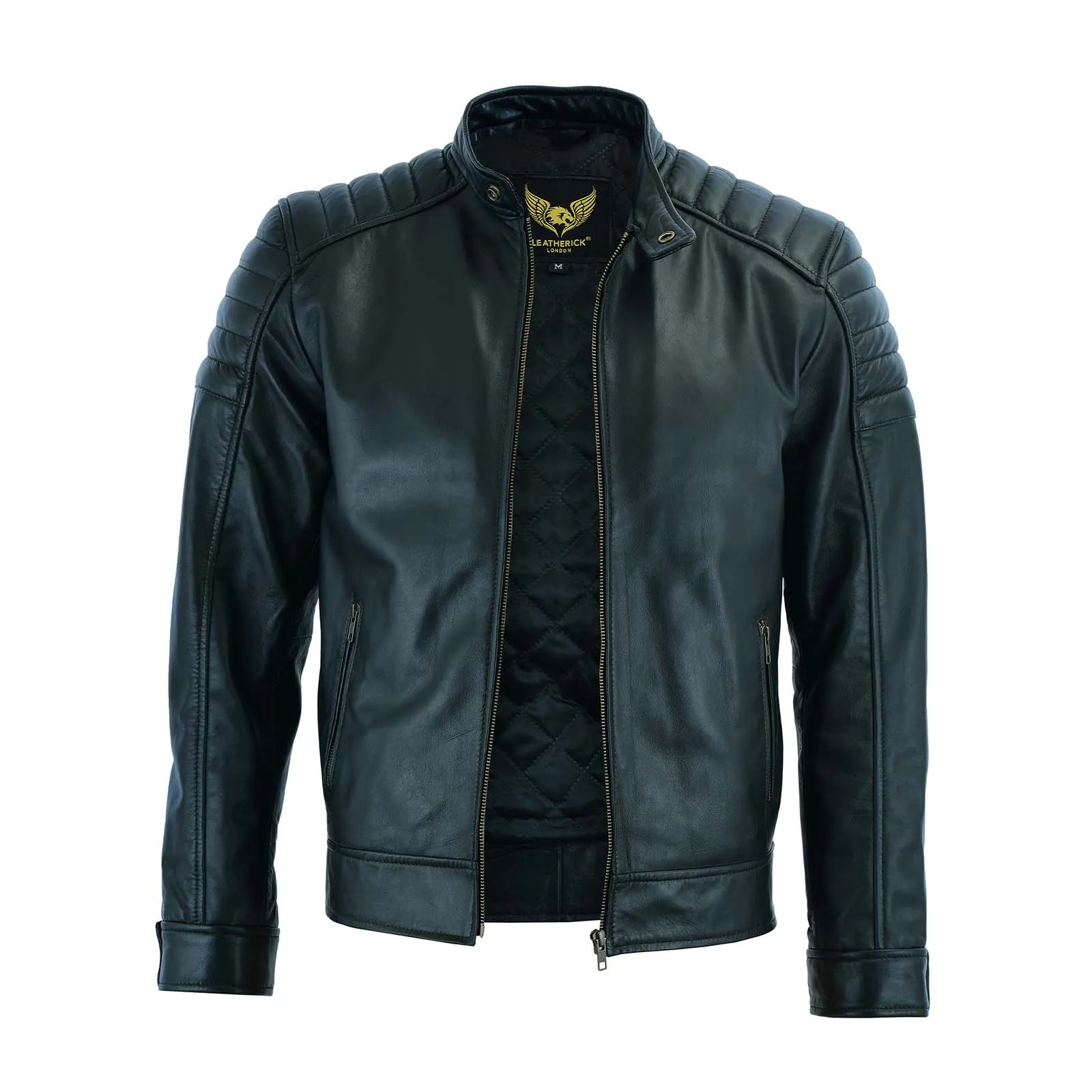 Men Leather Jacket Real Leather Jacket Lambskin Biker Style Jacket Sheep Skin