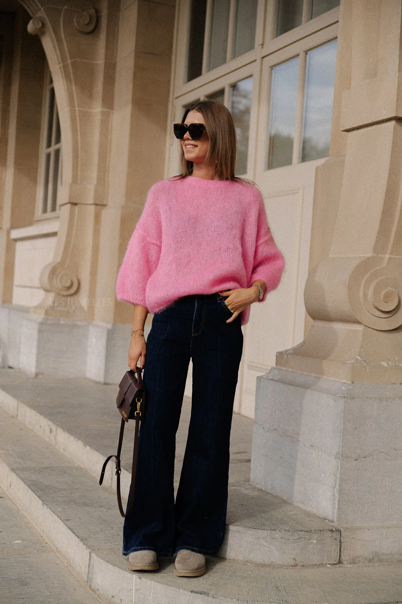 Nova mohair jumper pink