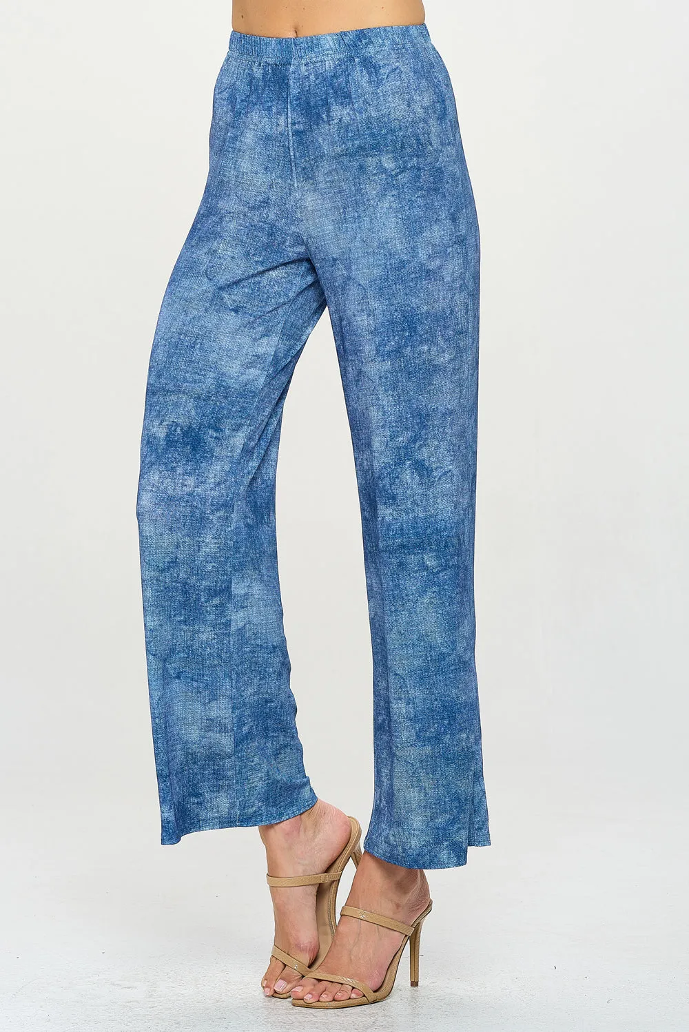 Print  HIT Flared Pants-5042HT-ARD1-D003