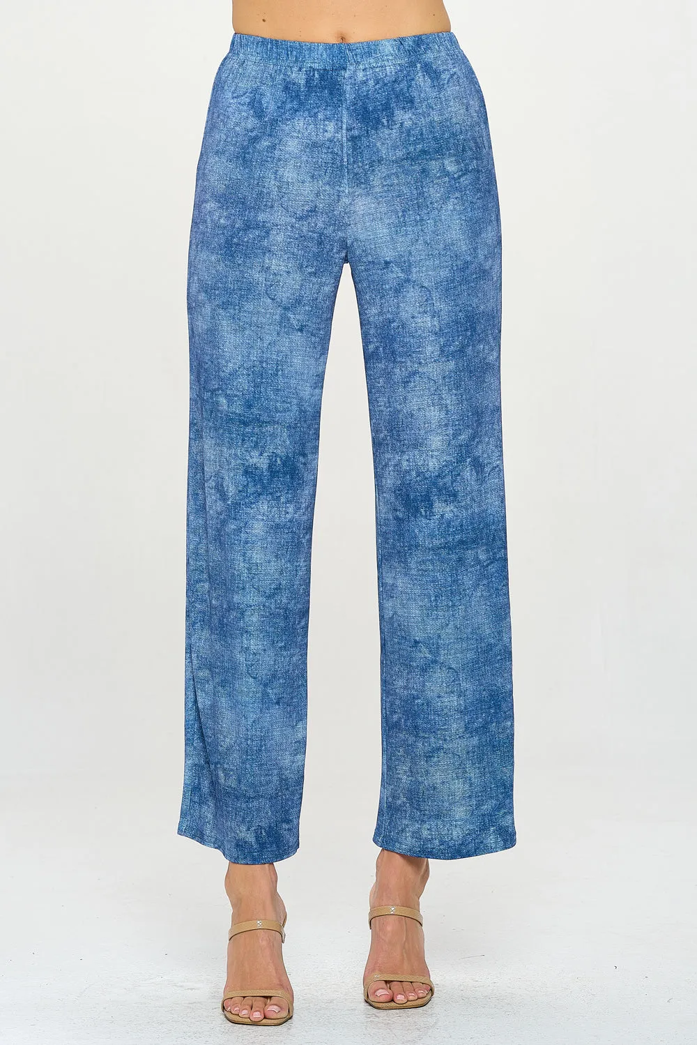 Print  HIT Flared Pants-5042HT-ARD1-D003