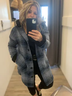 RD Style Blue Plaid Jacket