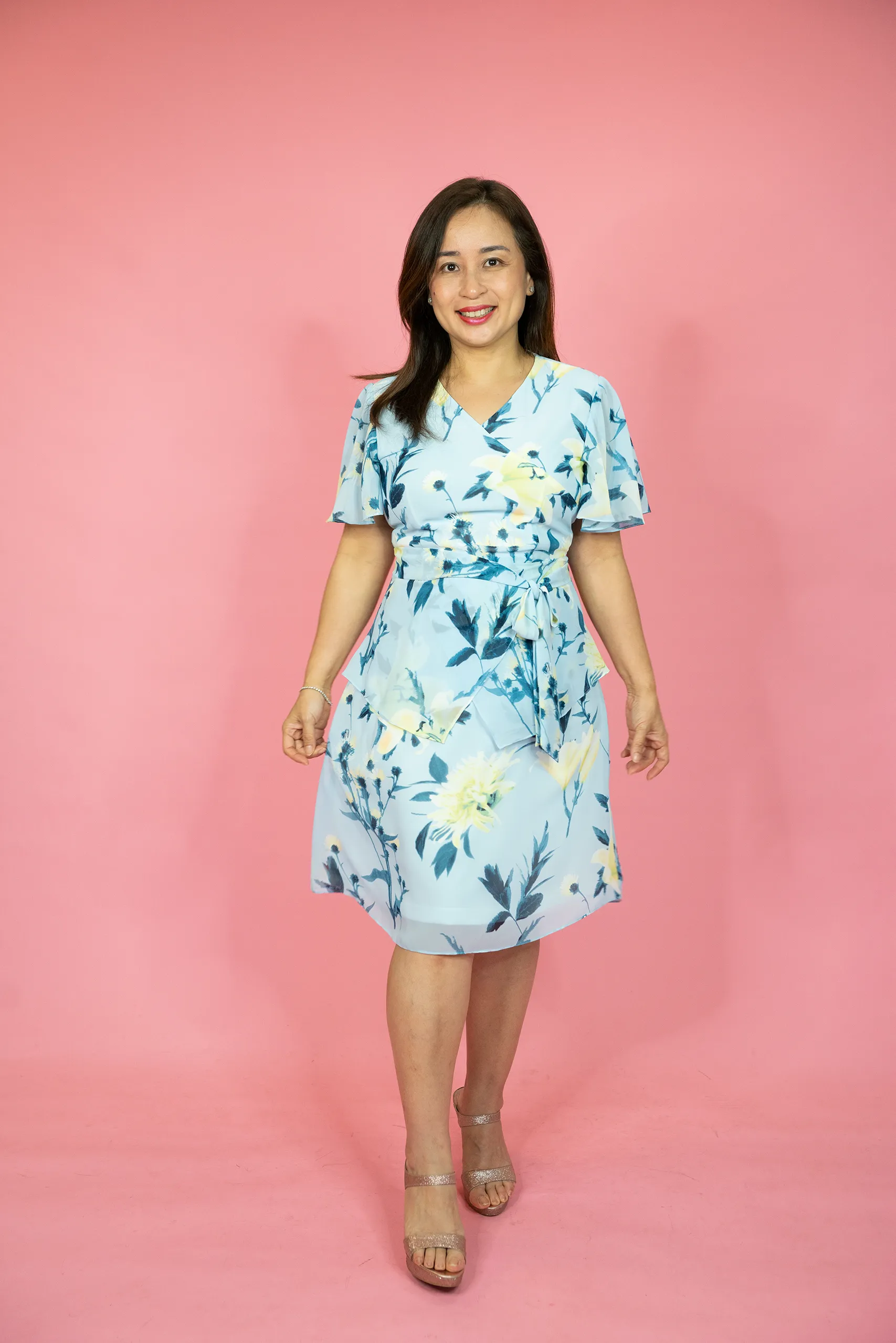 Spring Flower Flowy Dress