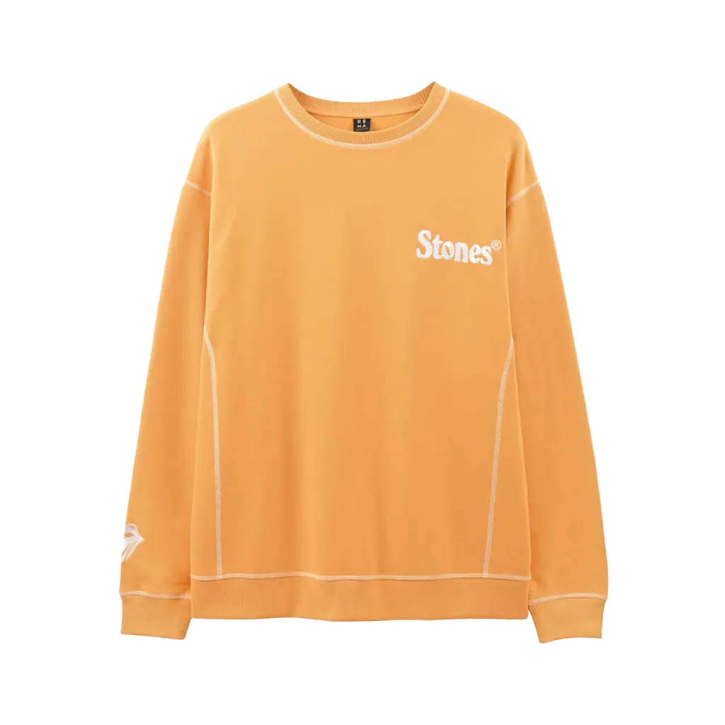 Stones Contrast Stitch Crewneck