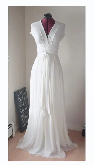 The Charming White Real Made On Sale Simple Prom Dresses