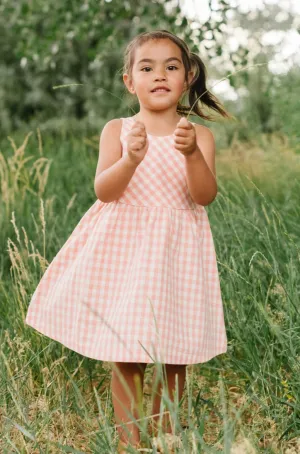 Weekend Dress in Petal Gingham