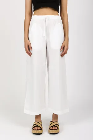 Wide Leg Pant in Optical White