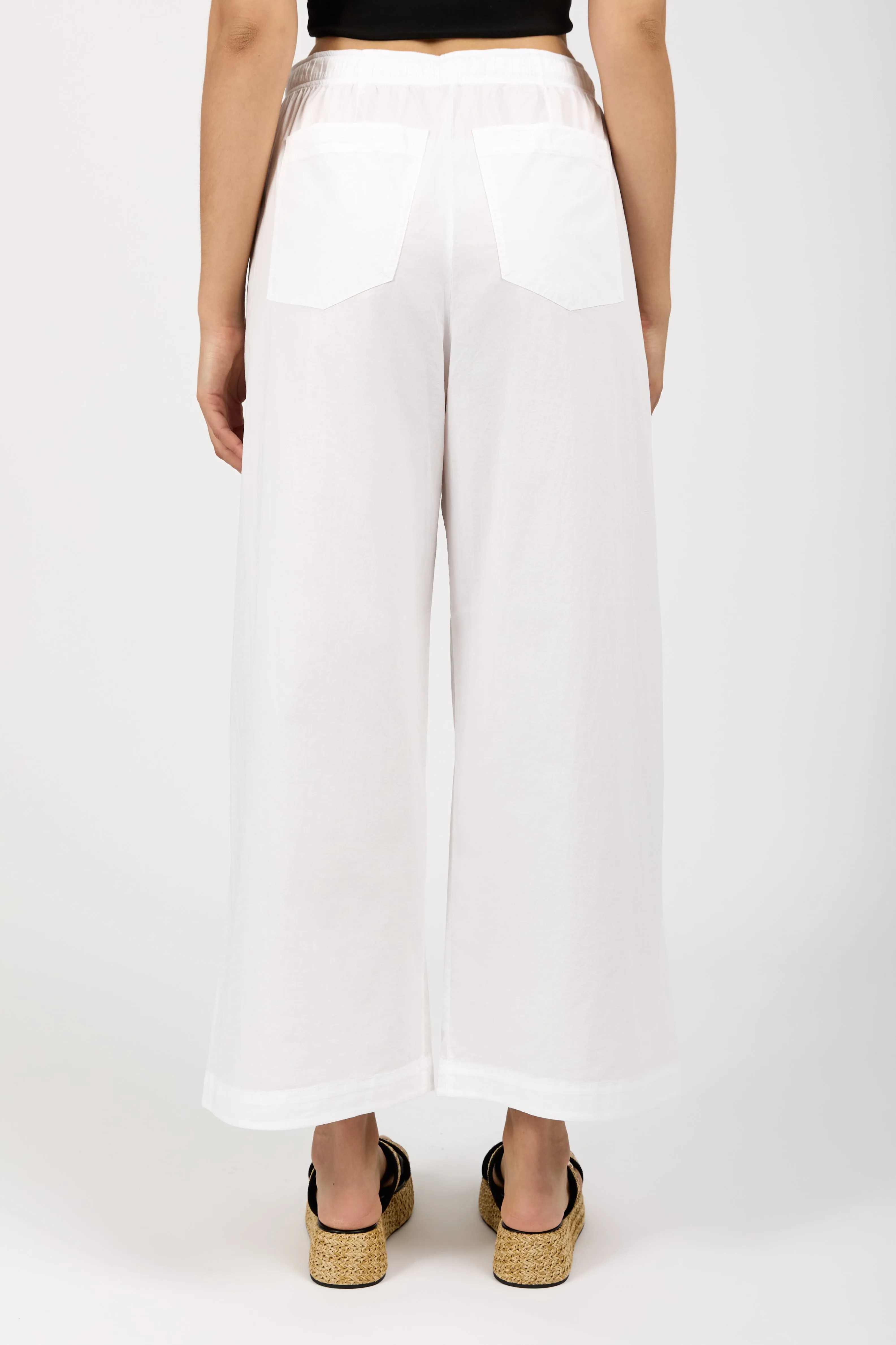 Wide Leg Pant in Optical White