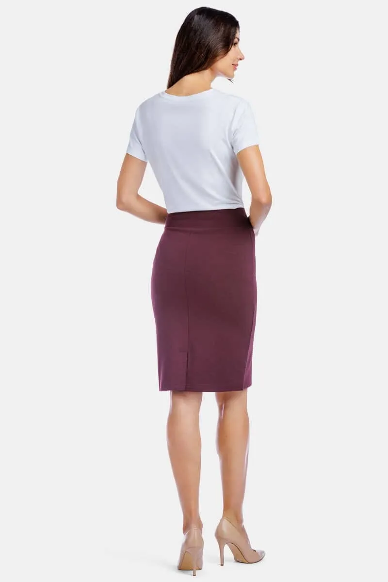 Women's Ponte Knit Pull-On Pencil Skirt